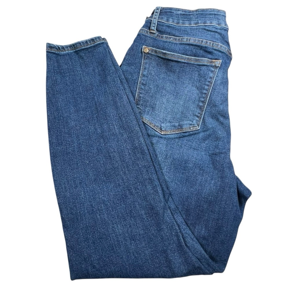Judy Blue Womens 14W Skinny Fit High Rise Dark Wash Stretch Denim Jeans
